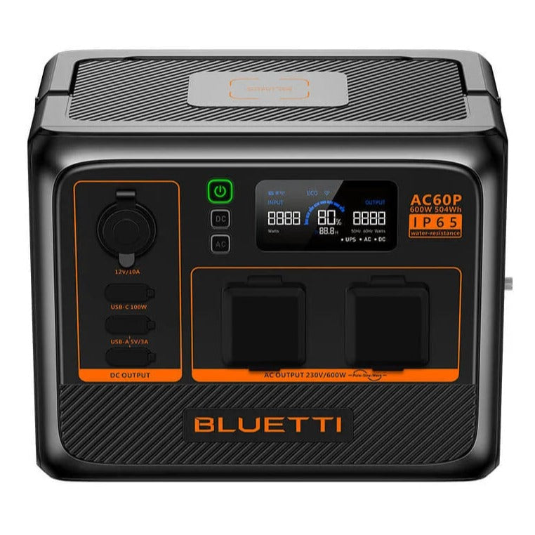 504Wh Waterproof Battery Powered Generator - Bluetti AC60P